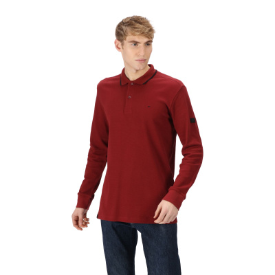 Vīriešu polo krekls Leaonzo Long Sleeved Polo Shirt, XZH, S