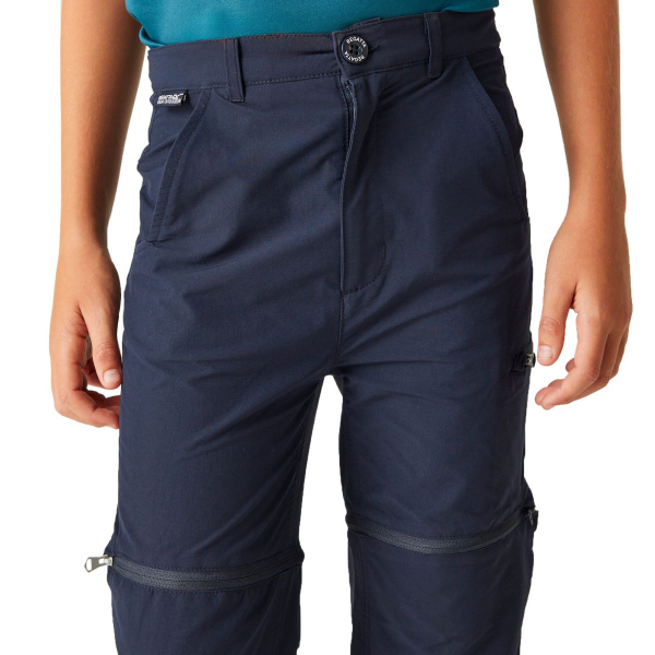 Bērnu ūdeni atgrūdošas bikses Highton Stretch Zip Off Walking Trousers, 540, 5-6
