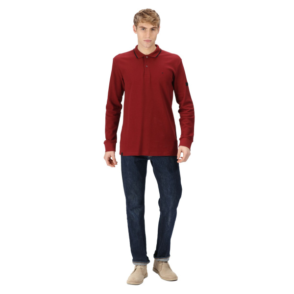 Men`s Leaonzo Long Sleeved Polo Shirt, XZH, S Men`s Leaonzo Long Sleeved Polo Shirt, XZH, S