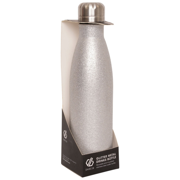 Tērauda pudele Dare 2b Metal Glitter Drinks Bottle, 6XE, SGL Tērauda pudele Dare 2b Metal Glitter Drinks Bottle, 6XE, SGL