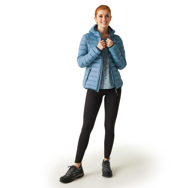 Women`s Hooded Marizion Baffled Jacket, Z61, 14 Women`s Hooded Marizion Baffled Jacket, Z61, 14
