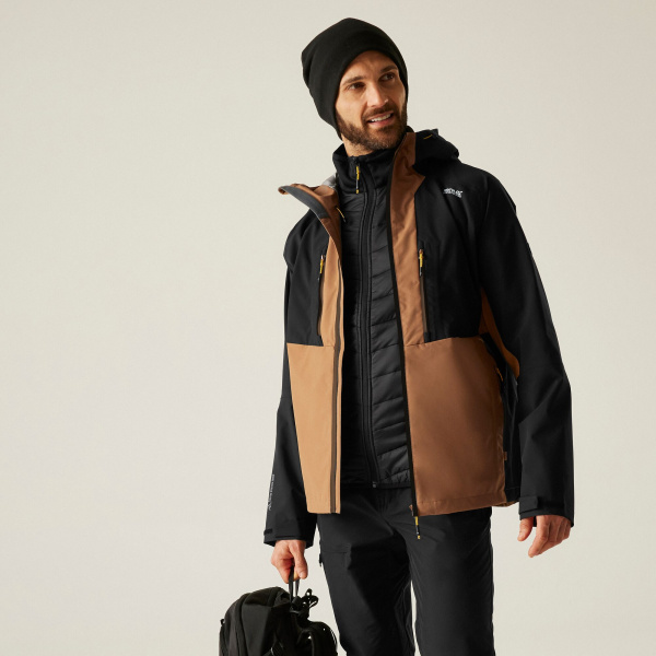 Vīriešu ūdensizturīga siltināta virsjaka Sacramento 3-in-1 Jacket, ZW0, XXXL