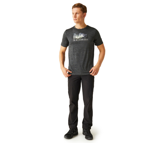 Men`s Fingal VIII Graphic Print T-Shirt, 4ZQ, S